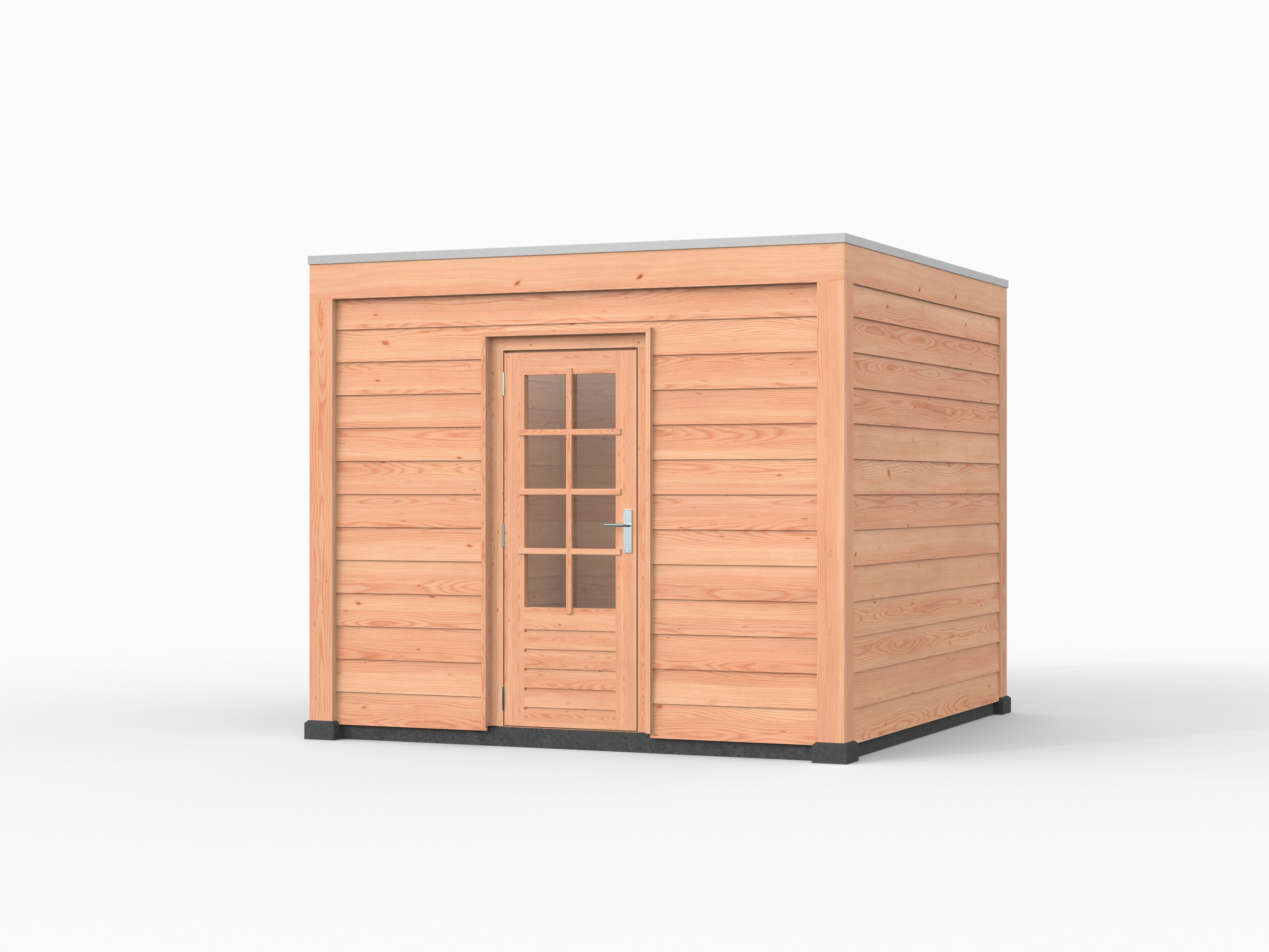 Douglas overkapping, 300 x 300, met schuur, Westwood Elegant - Afbeelding 1
